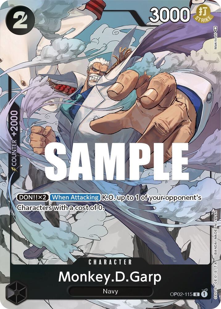 One Piece Singles - Monkey.D.Garp (OP02-115) (Alternate Art) - Paramount War
