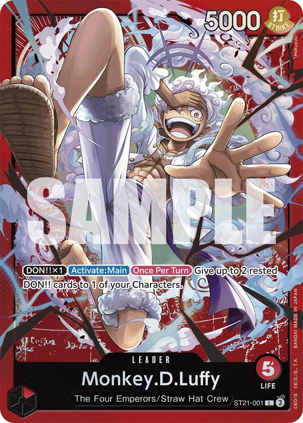 Singles One Piece - Monkey.D.Luffy (ST21001) - Starter Deck EX: Gear 5