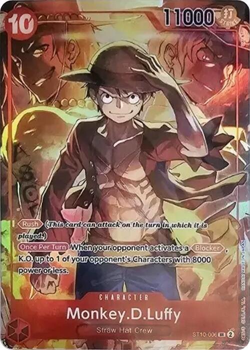 Singles One Piece - Monkey.D.Luffy (Treasure Booster Set) - Sealed