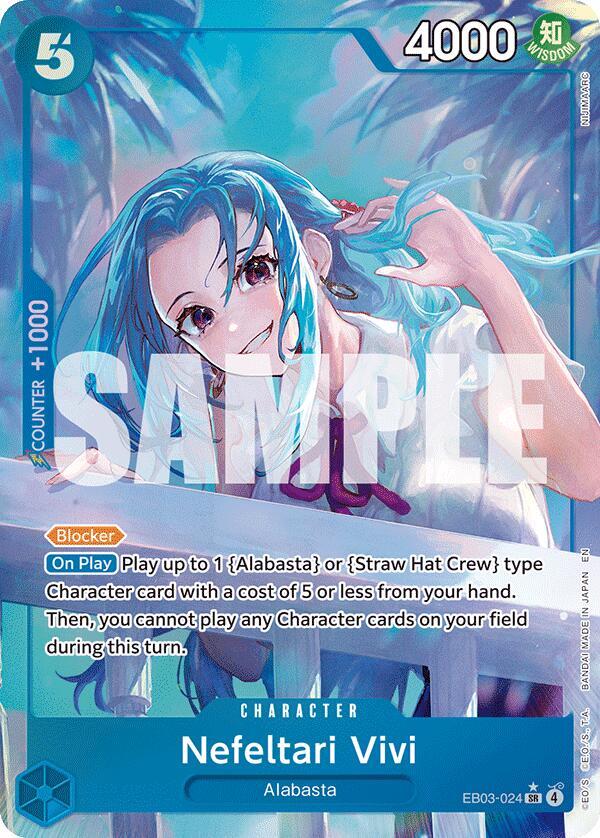 Singles One Piece - Nefeltari Vivi (EB03-024) (Alternate Art) - Extra Booster: One Piece Heroines Edition