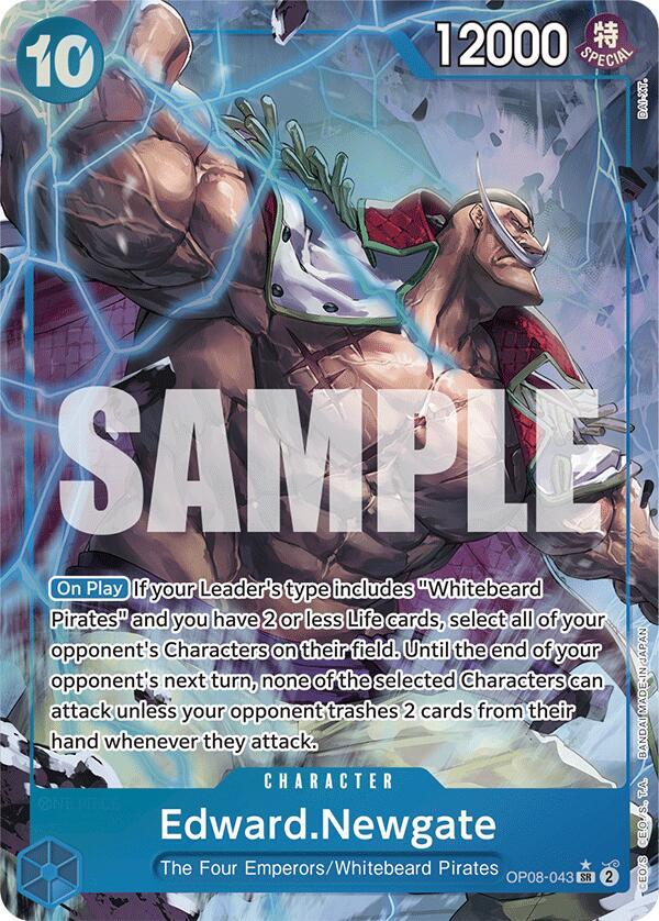 Singles One Piece - Edward.Newgate (Parallel) (OP08-043) - Two Legends