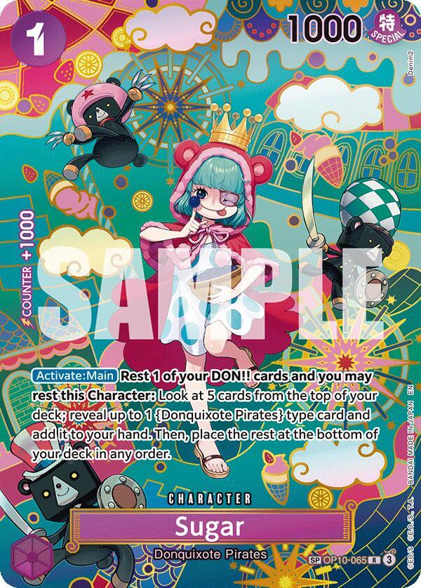 Singles One Piece - Sugar - OP10-065 (SP) - The Azure Sea's Seven
