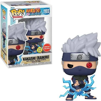 Funko Pop 1103 6 inch - Naruto Shippuden - Kakashi (Raikiri) - Special Edition - Glows in the Dark