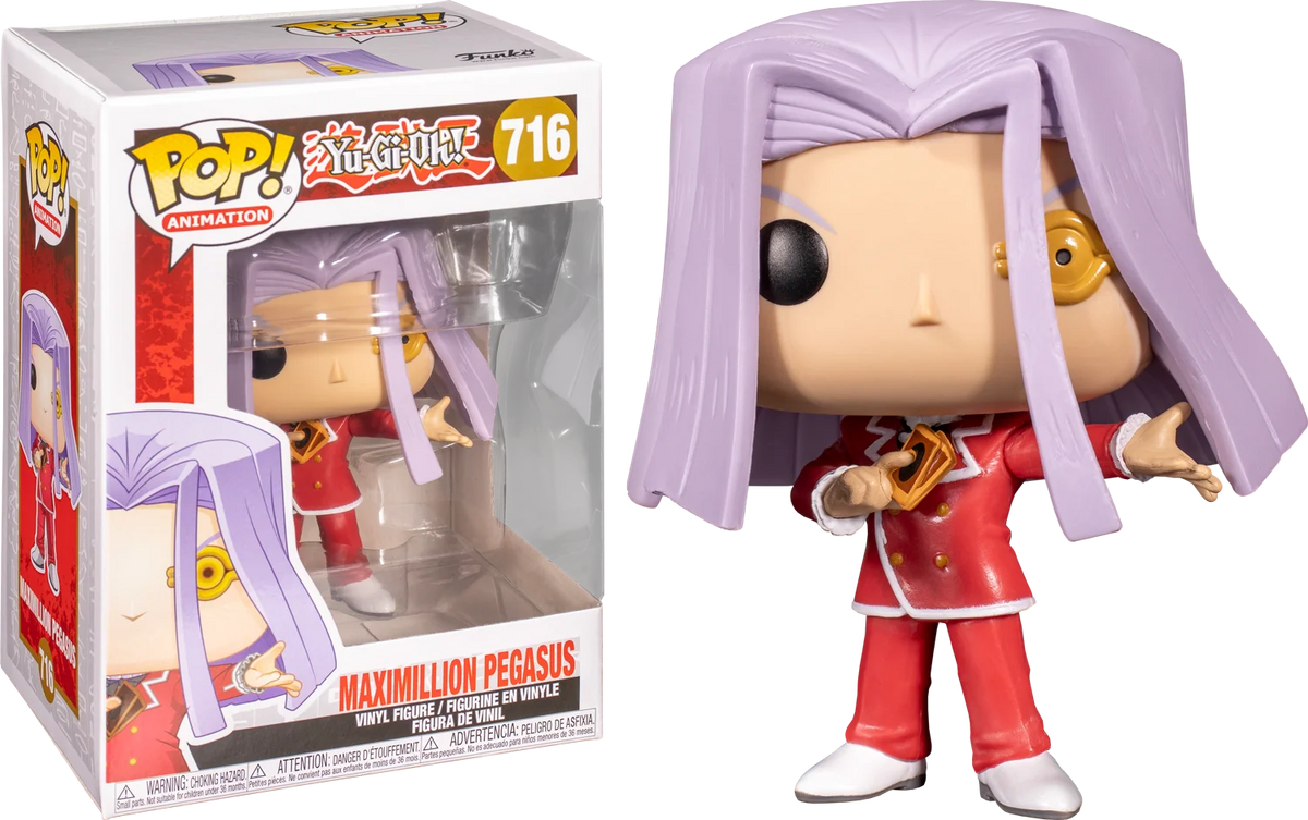 Funko Pop 716 6 inch - Yu-Gi-Oh! - Maxmillion Pegasus