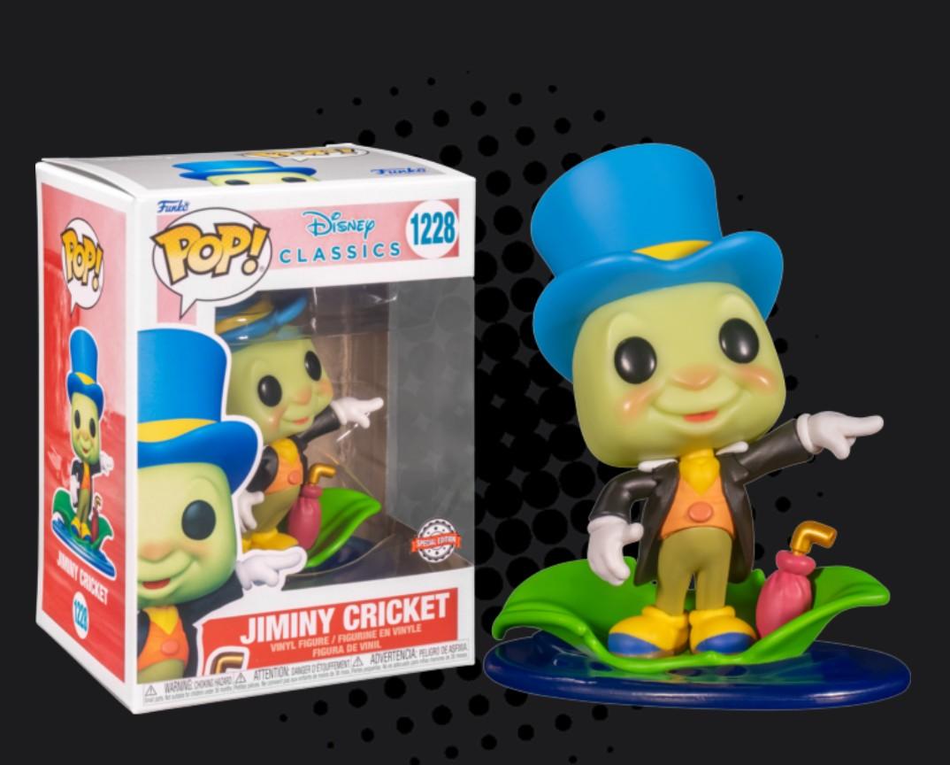 Pop Funko 1228 6 in.- Disney Classics- Jiminy Cricket- Special Edition