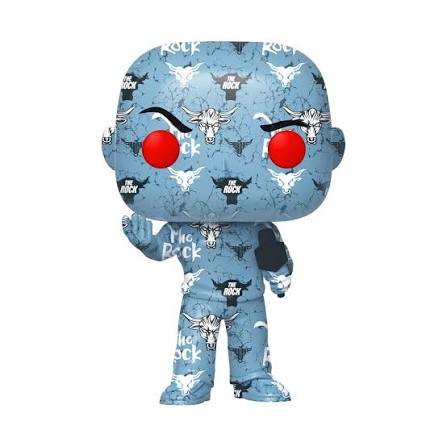 Funko Pop 44 6 inch - WWE - The Rock - Art Series - Only at Walmart