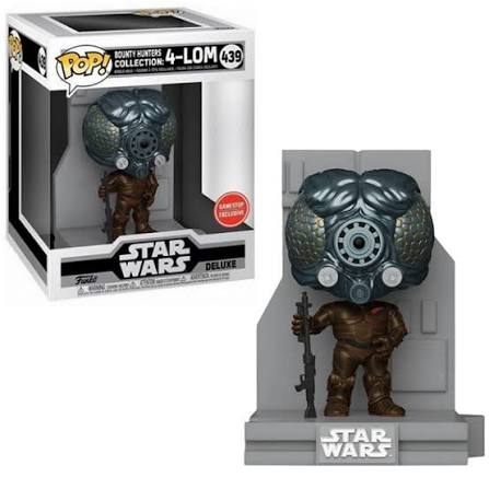 Funko Pop 439 6 inch Deluxe - Bounty Hunters Collection: 4-LOM - Gamestop Exclusive