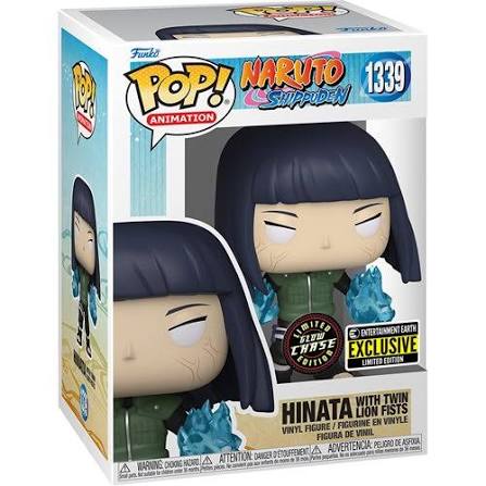 Funko Pop 1339 6 inch - Naruto Shippuden - Hinata with Twin Lion Fists - Vaulted - Entertainment Earth Exclusive Limited Edition
