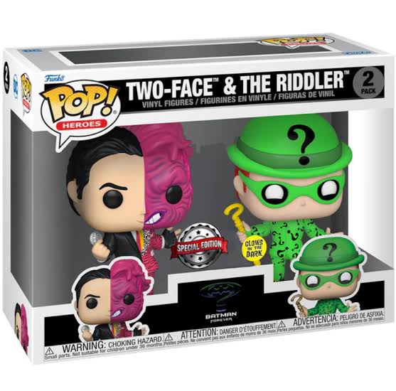 Funko Pop 2-Pack - Batman Forever - Two-face & The Riddler - Special Edition
