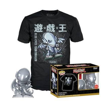 Funko Pop Tees Size S - Yu-Gi-Oh! - Blue-Eyes Toon Dragon