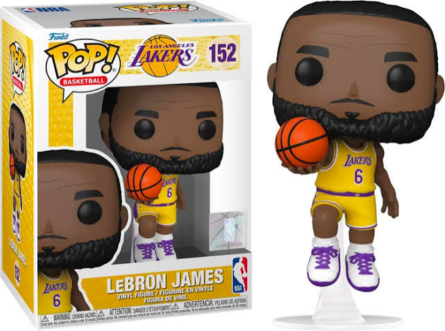 Funko Pop 152 6 inch - Los Angeles Lakers - LeBron James