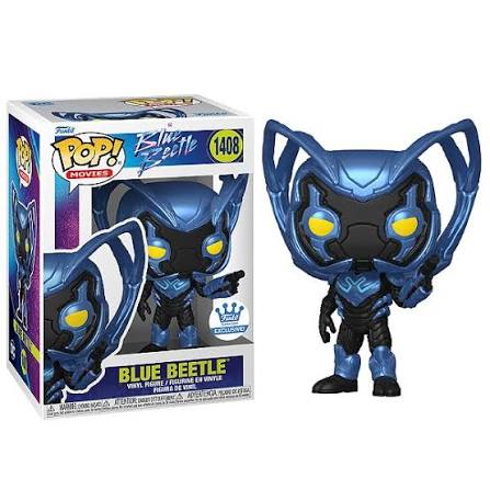 Funko Pop 1408 6 inch - Blue Beetle - Blue Beetle - Funko Exclusive