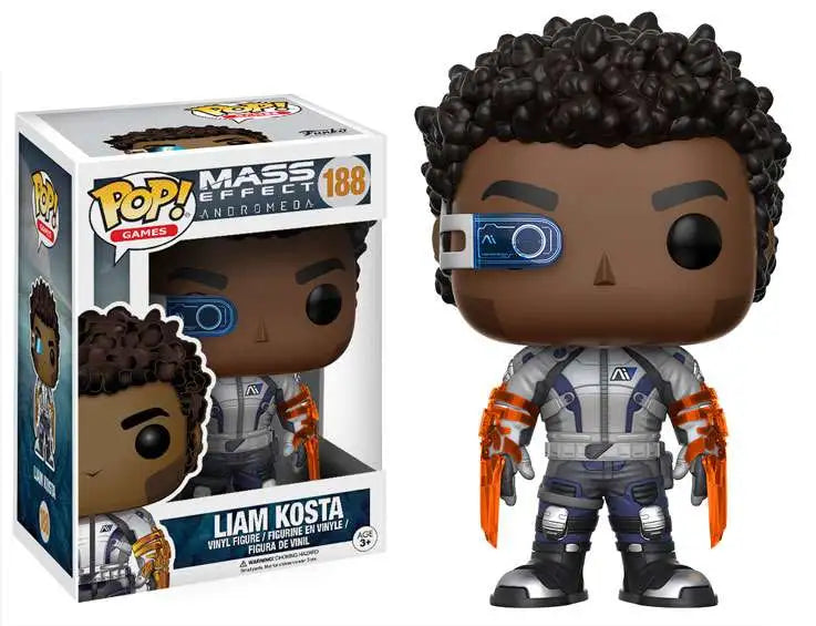 Pop Funko 188 6 in.- Mass Effect Andromeda- Liam Kosta