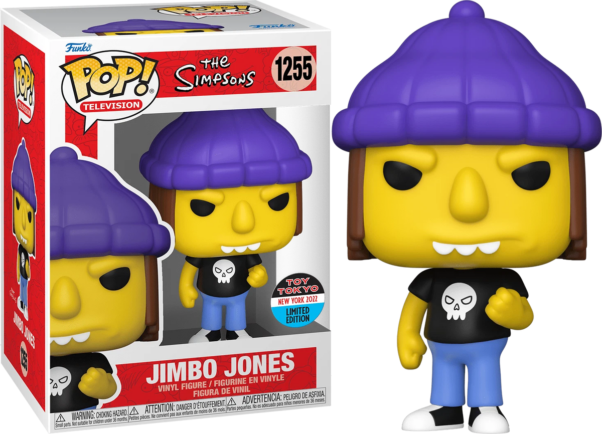 Pop Funko 1255 6 in.- The Simpsons- Jimbo Jones- Toy Tokyo Limited Edition New York 2022