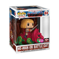Funko Pop 84 8 in.- Masters of the Universe- He-Man on Battle Cat- Flocked- Target Con 2022