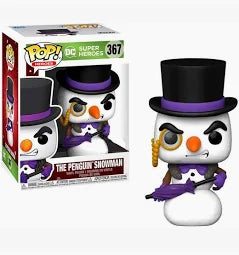 Funko Pop 367 6 inch - DC Superheroes - The Penguin Snowman - Hot Topic Exclusive