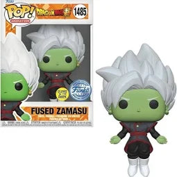 Funko Pop 1485 6 inch - Dragon Ball Z - Fused Zamasu - Funko Exclusive - Glows in the Dark